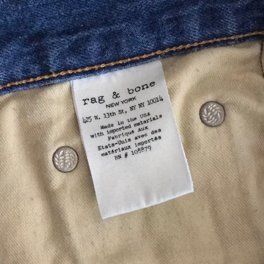 Rag And Bone Distressed Jean Shorts Euc - image 7